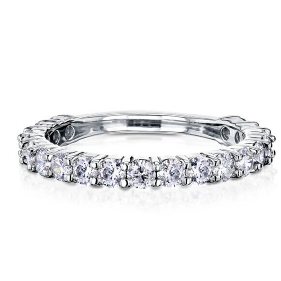 Kobelli The Scallop Platinum Diamond Band